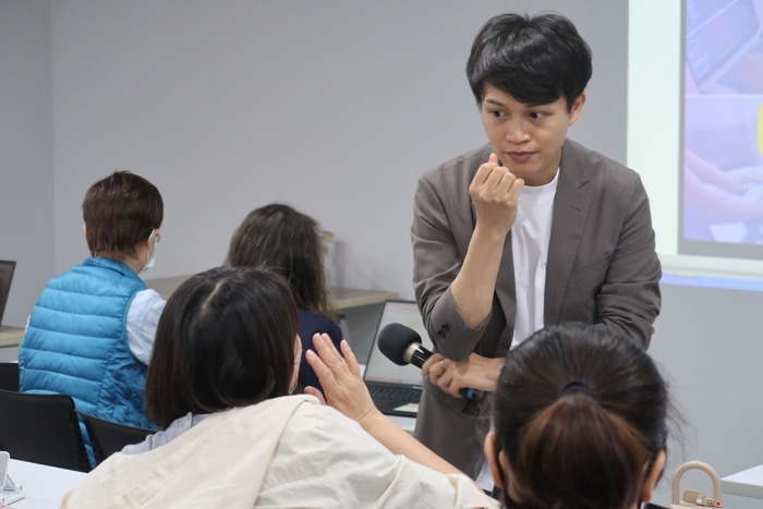 與講師互動圖片